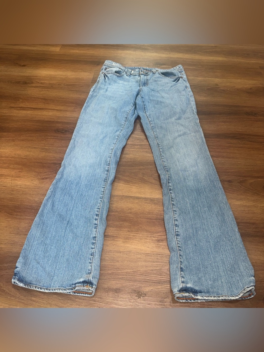 Polo Jeans Co Ralph Lauren Women Light Wash Relaxed Jeans Size 8 RL Flag